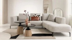 Houten Salontafels|Ronde Salontafels-XOOON Carvio Salontafel Onyx