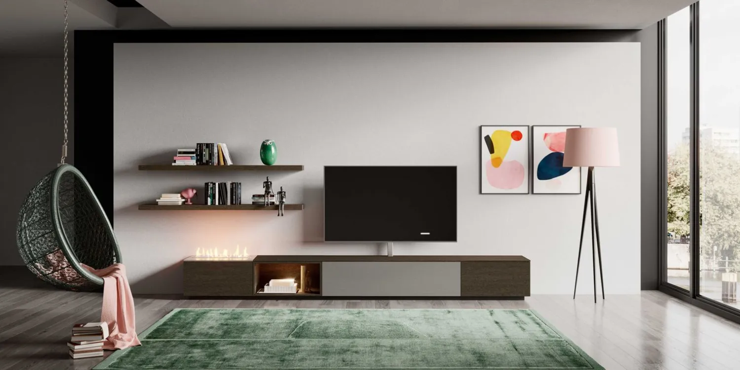 Dressoirs|Tv-Meubels-Saunaco Cas Dressoir grijs