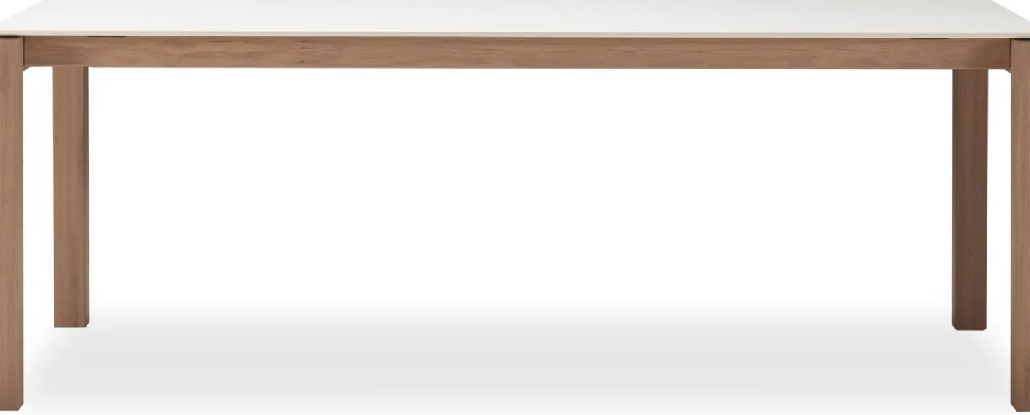 Houten Eettafels|Rechthoekige Eettafels-Saunaco Cas Eettafel White