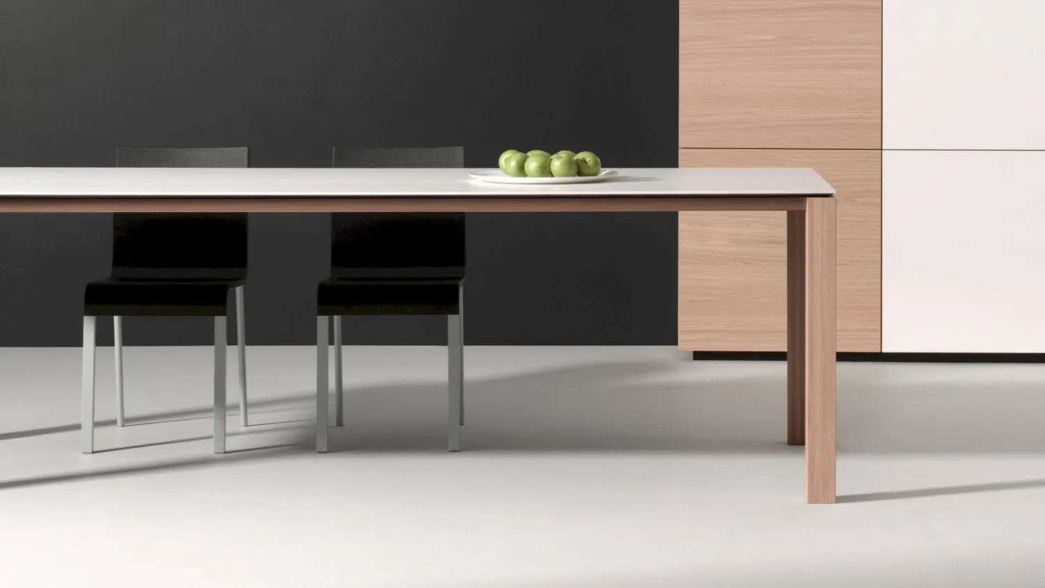 Houten Eettafels|Rechthoekige Eettafels-Saunaco Cas Eettafel White