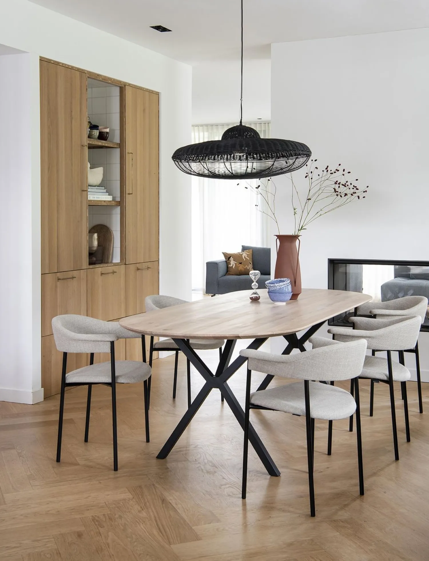 Houten Eettafels|Ovale Eettafels-Eijerkamp Collectie Casco Eettafel Naturel