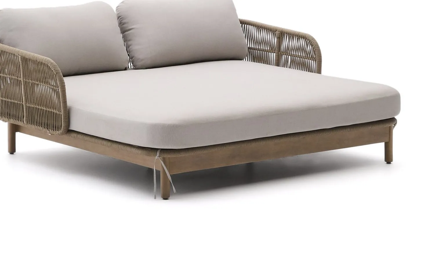 Tuinbanken-Kave Home Catalina Ligbed Beige, Bruin