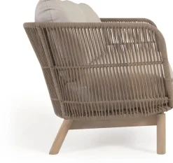 Tuinbanken|Zitbanken-Kave Home Catalina Tuinbank Beige, Bruin