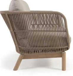 Tuinstoelen-Kave Home Catalina Tuinstoel Beige, Bruin