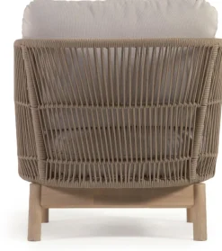 Tuinstoelen-Kave Home Catalina Tuinstoel Beige, Bruin