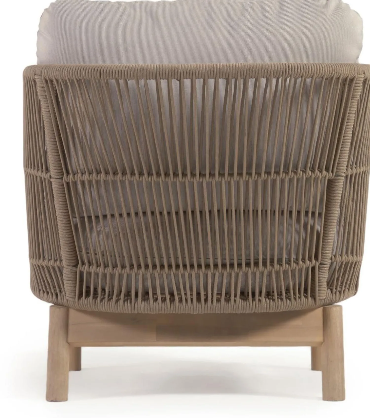 Tuinstoelen-Kave Home Catalina Tuinstoel Beige, Bruin