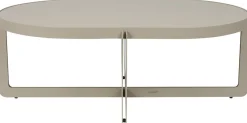 Ovale Salontafels-Zuiver Centre Ovaal Salontafel Beige