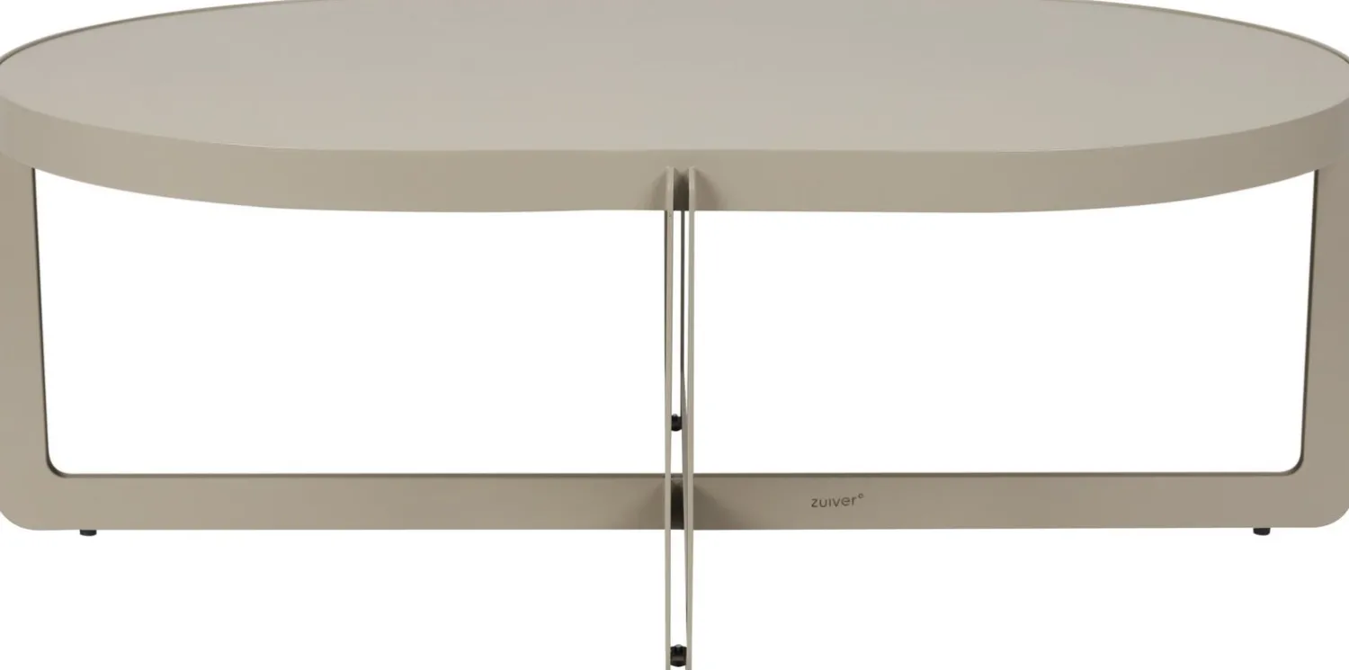 Ovale Salontafels-Zuiver Centre Ovaal Salontafel Beige