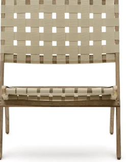 Tuinstoelen-Kave Home Chabeli Tuinstoel Creme, Naturel