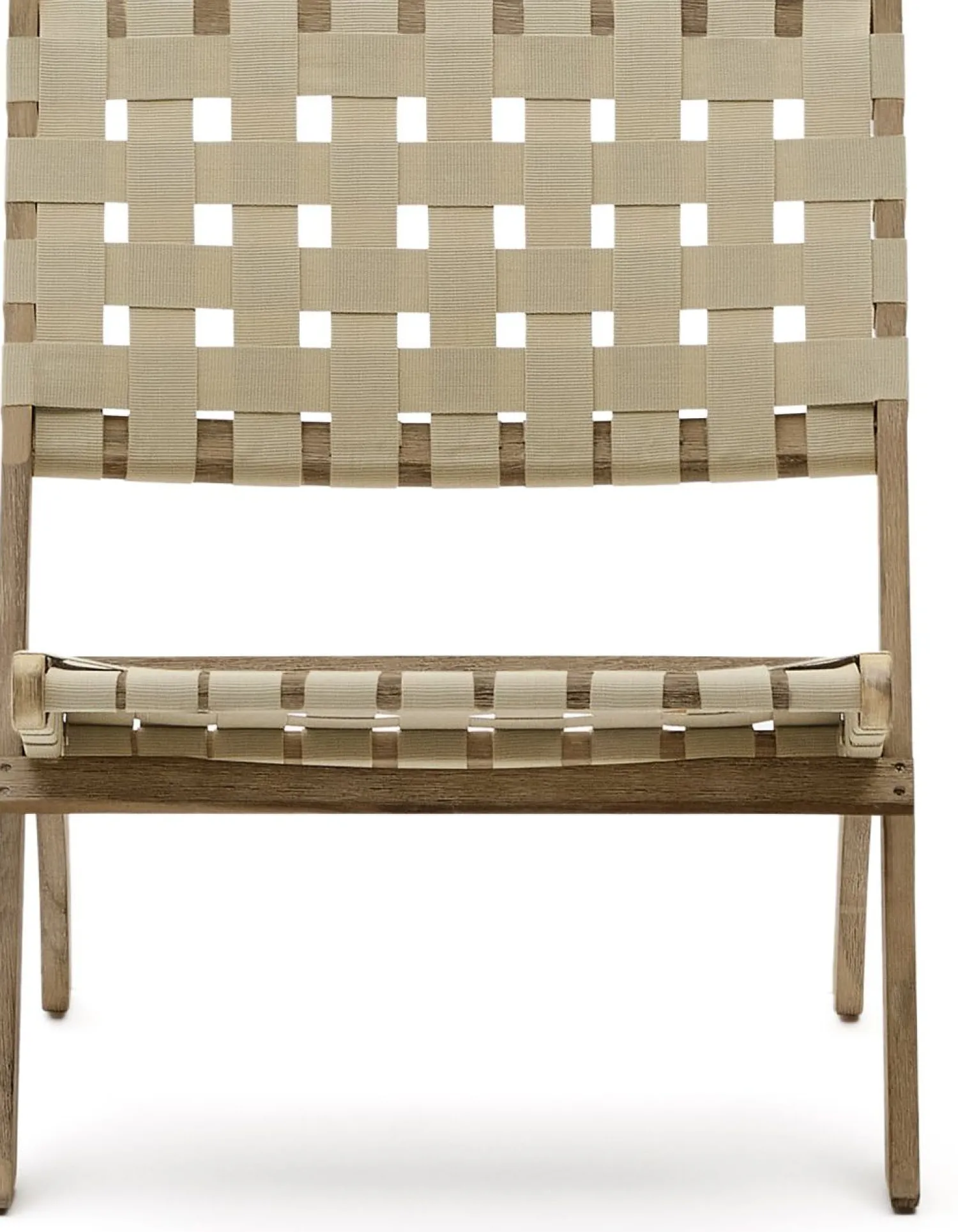 Tuinstoelen-Kave Home Chabeli Tuinstoel Creme, Naturel