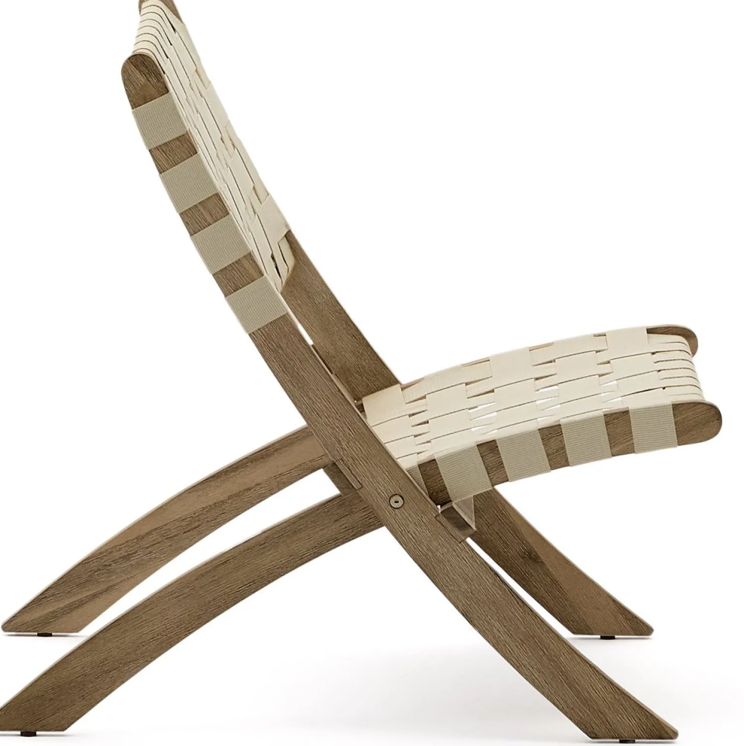 Tuinstoelen-Kave Home Chabeli Tuinstoel Creme, Naturel