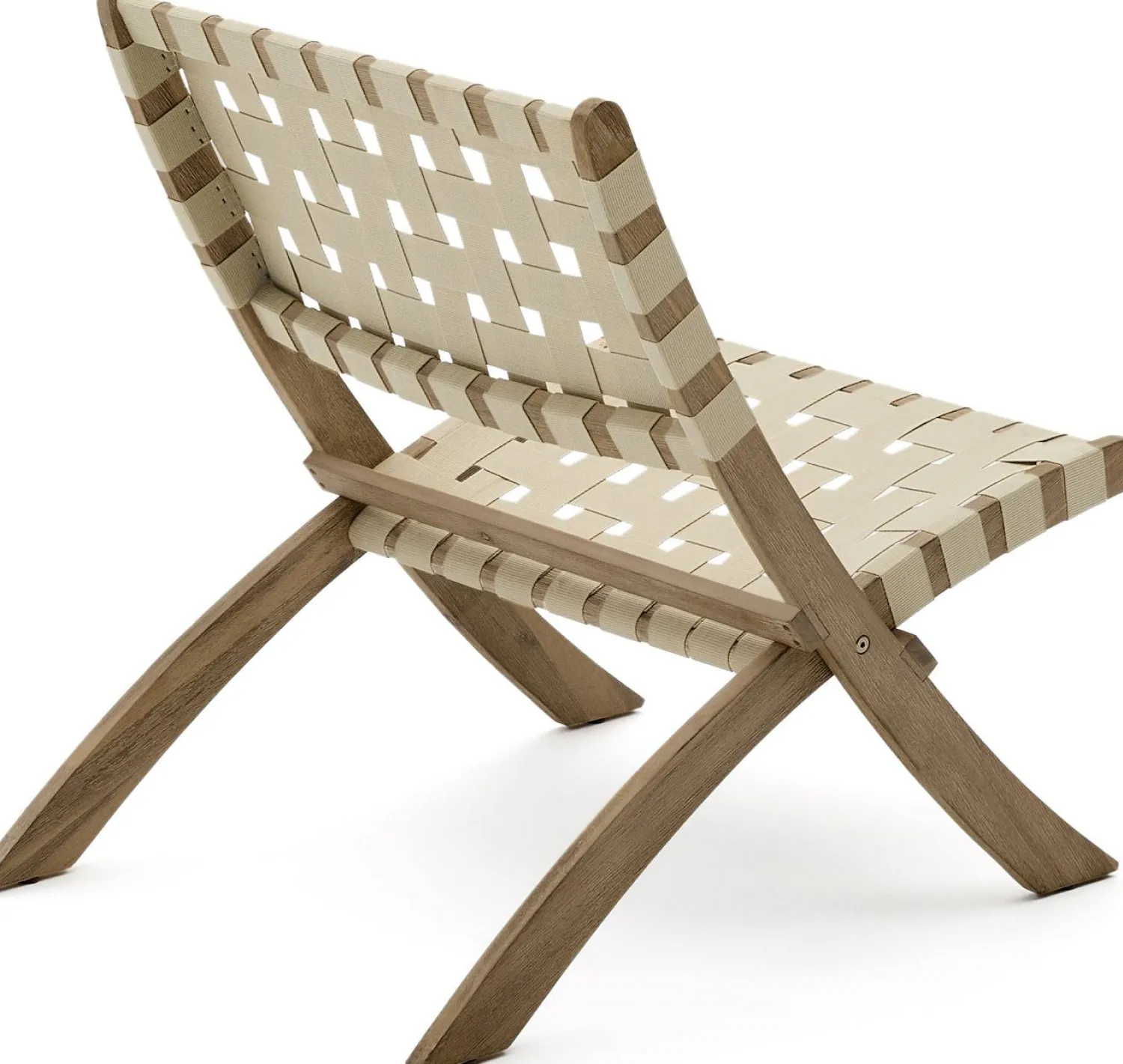 Tuinstoelen-Kave Home Chabeli Tuinstoel Creme, Naturel