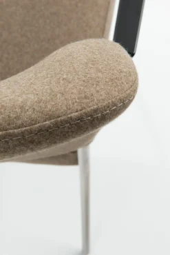Design Stoelen|Eetkamerstoelen Met Armleuning-Bert Plantagie Chacha Armstoel Naturel