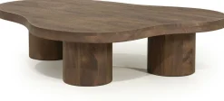 Houten Salontafels-Eleonora Charlie Salontafel Lichtbruin