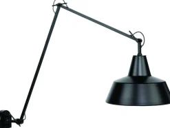 Industriële Wandlampen|Wandlampen-It's about RoMi Chicago Wandlamp Zwart