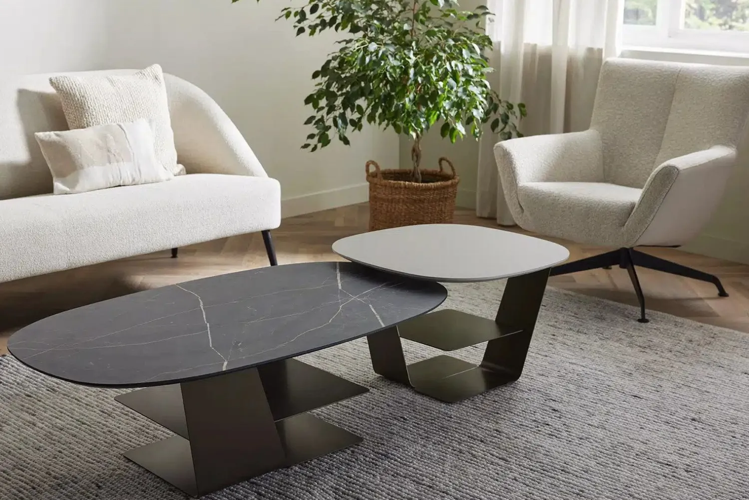 Vierkante Salontafels-Bree's New World Choq Salontafel Plastica