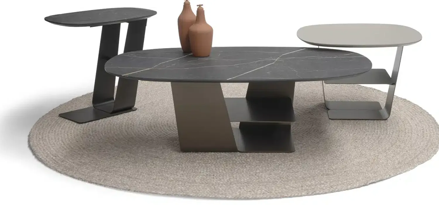 Vierkante Salontafels-Bree's New World Choq Salontafel Plastica