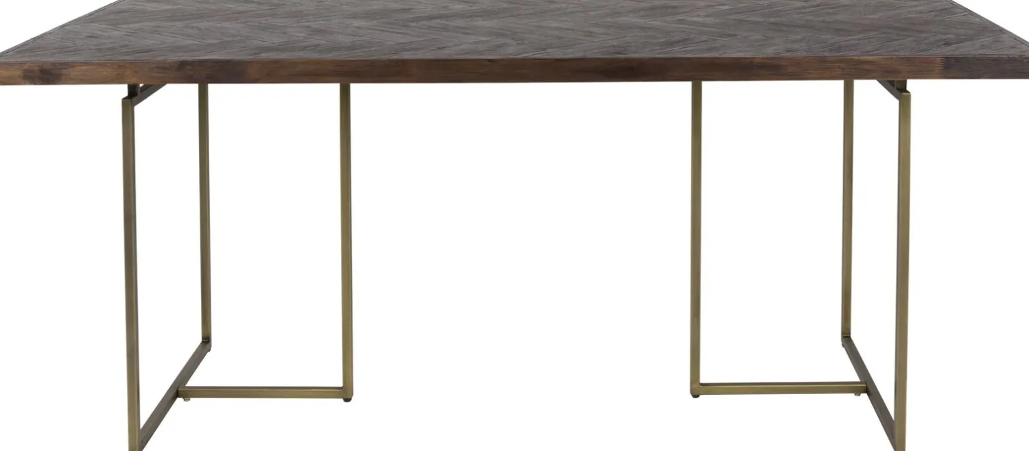 Houten Eettafels|Rechthoekige Eettafels-Dutchbone Class Eettafel Brown