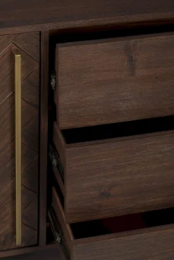 Dressoirs-Dutchbone Class High Dressoir Brown