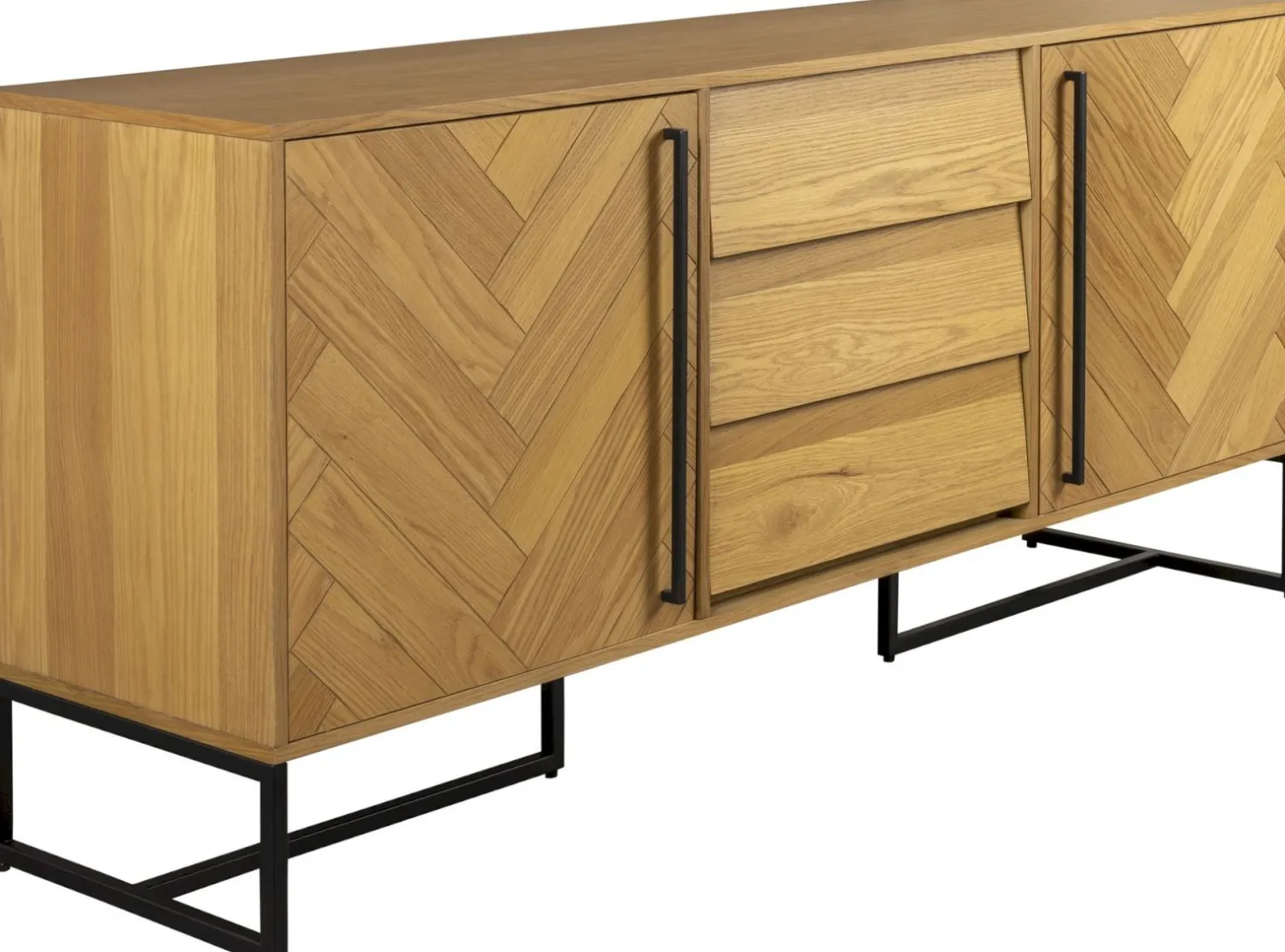 Dressoirs-Dutchbone Class High Dressoir Natural