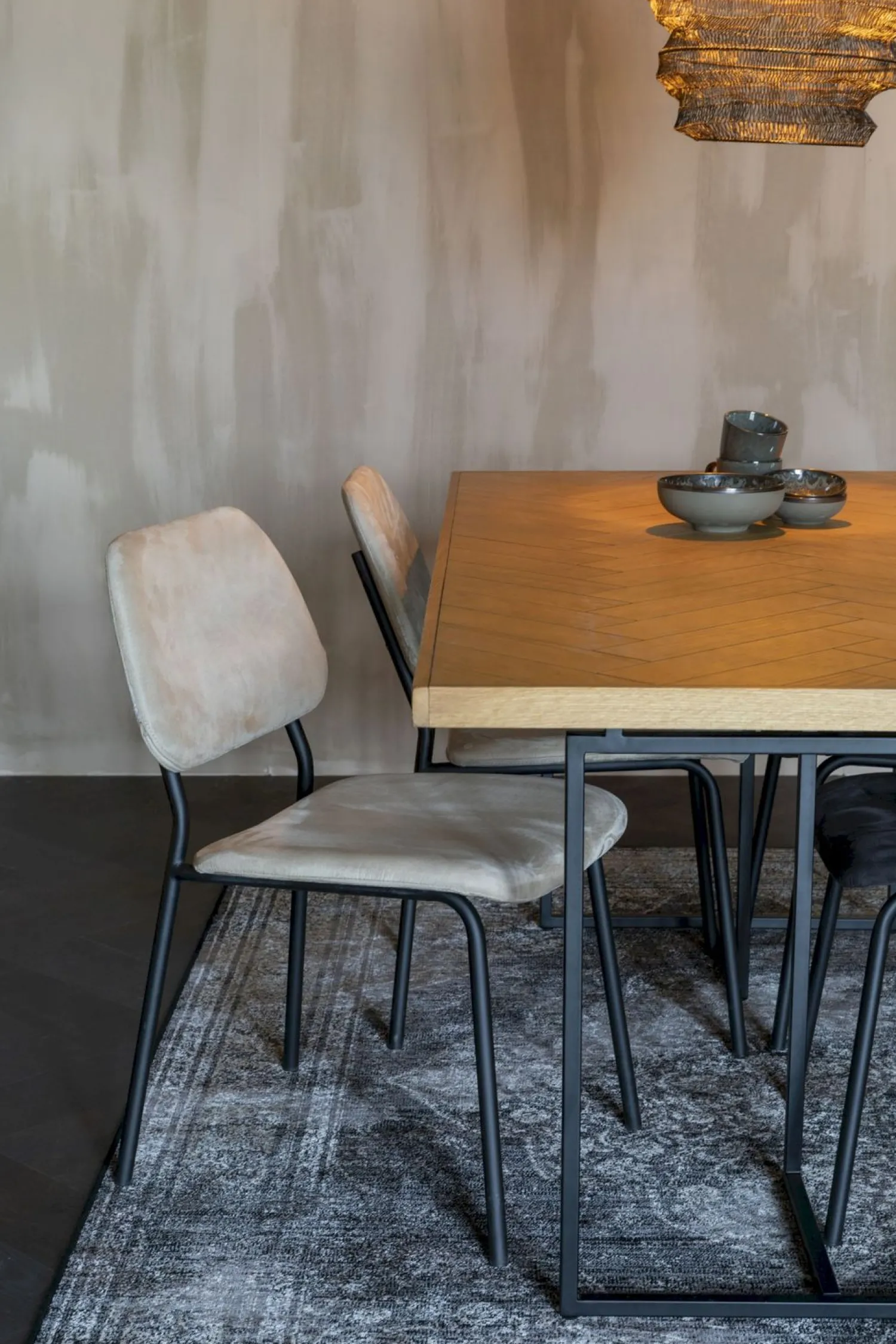 Houten Eettafels|Rechthoekige Eettafels-Dutchbone Class Eettafel Natural