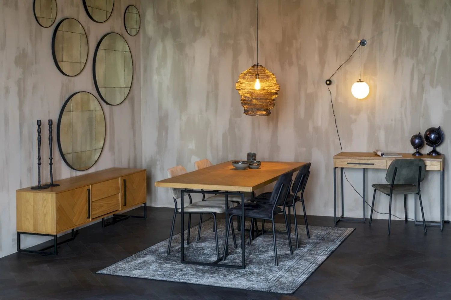 Houten Eettafels|Rechthoekige Eettafels-Dutchbone Class Eettafel Natural