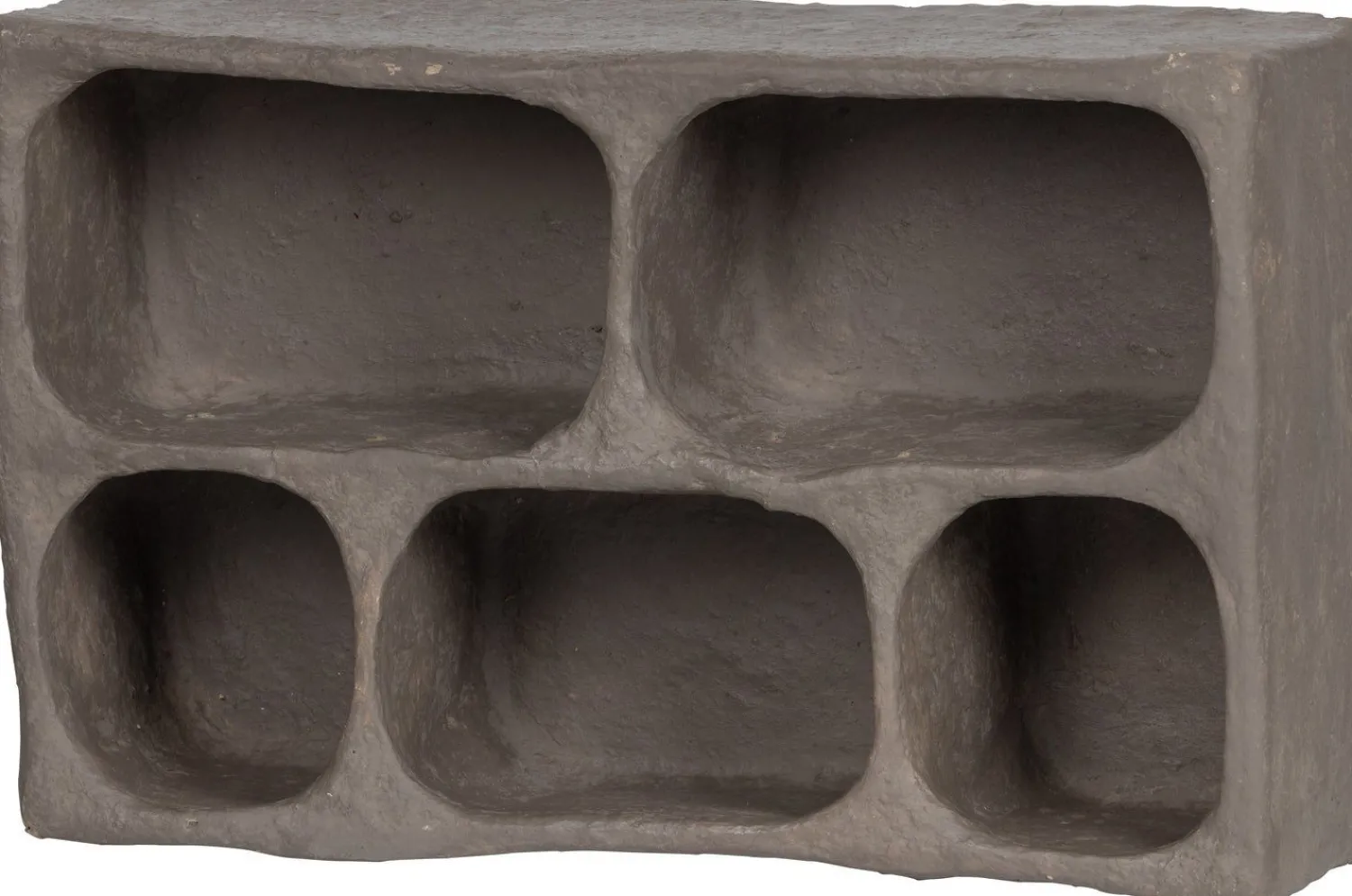 Opbergkasten|Opbergkasten-WOOOD Clay Wandkastje Grey