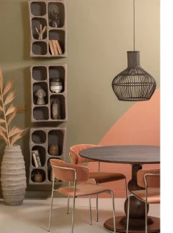 Opbergkasten|Opbergkasten-WOOOD Clay Wandkastje Grey