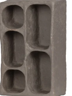 Opbergkasten|Opbergkasten-WOOOD Clay Wandkastje Grey