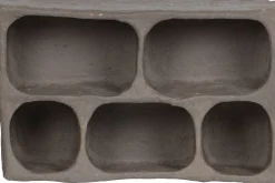 Opbergkasten|Opbergkasten-WOOOD Clay Wandkastje Grey