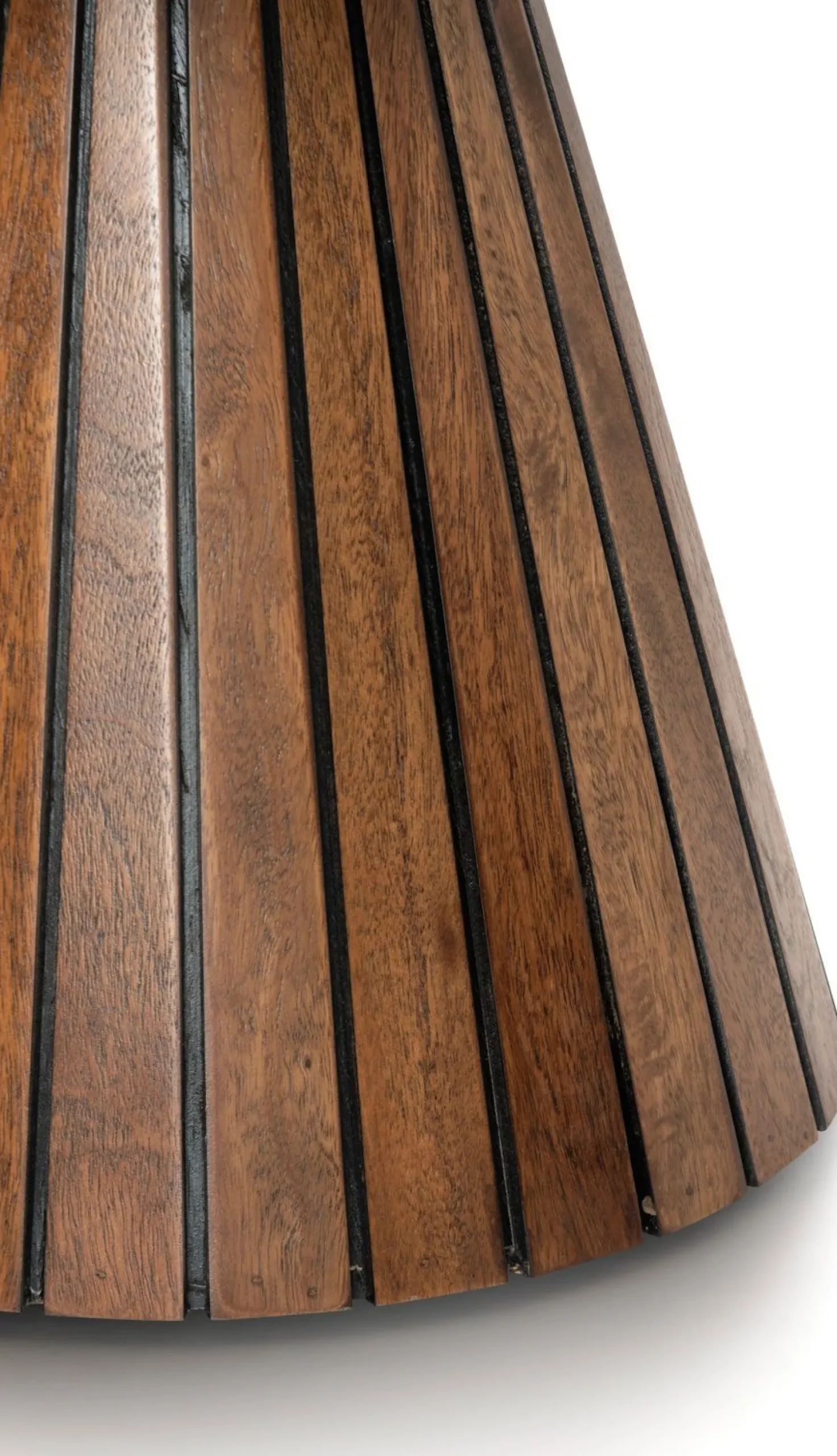 Houten Bijzettafels|Ronde Bijzettafels-COCO maison Cleo Bijzettafel Bruin