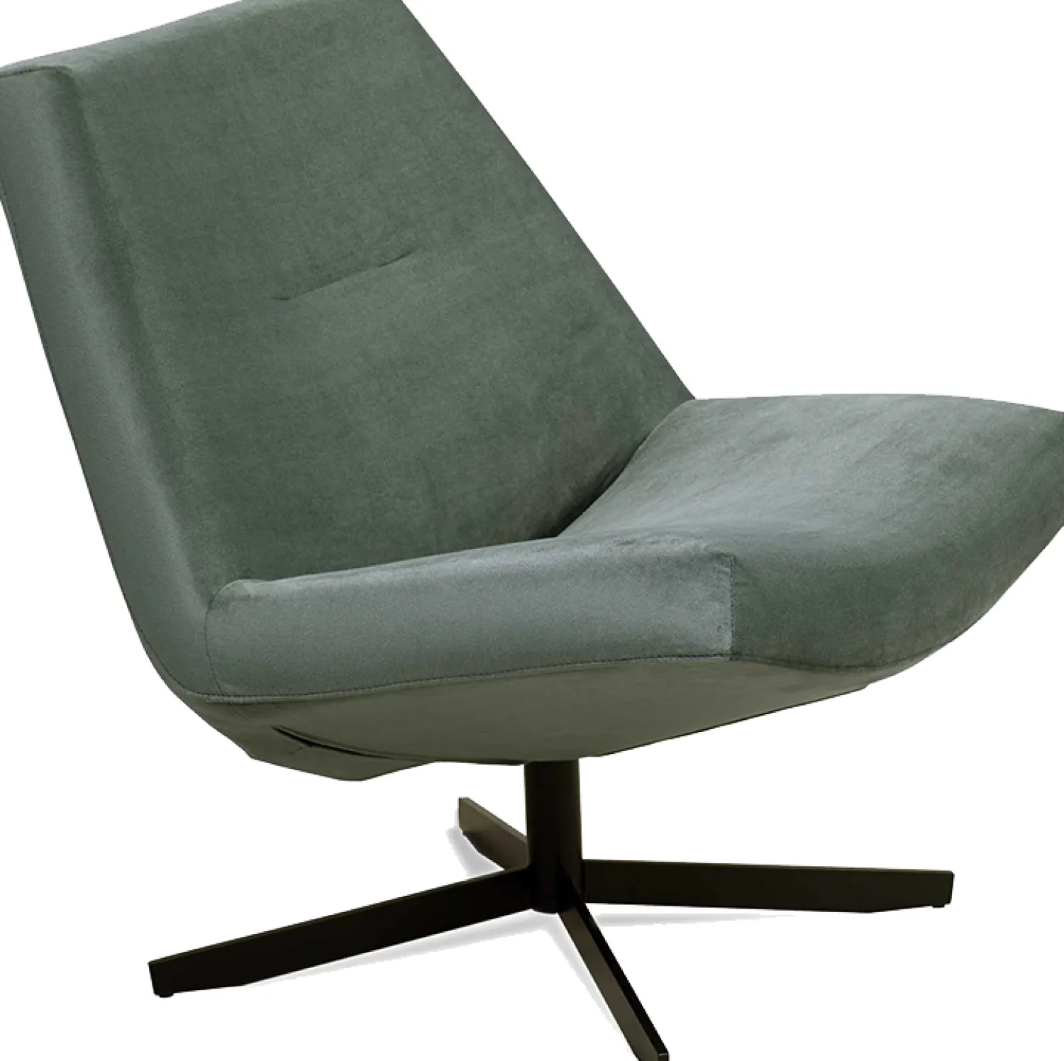 Draaifauteuils-Eijerkamp Collectie Cliff Draaifauteuil Grijs