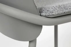 Eetkamerstoelen Zonder Armleuning-Zuiver Clip (set van 2) Eetkamerstoel Grey