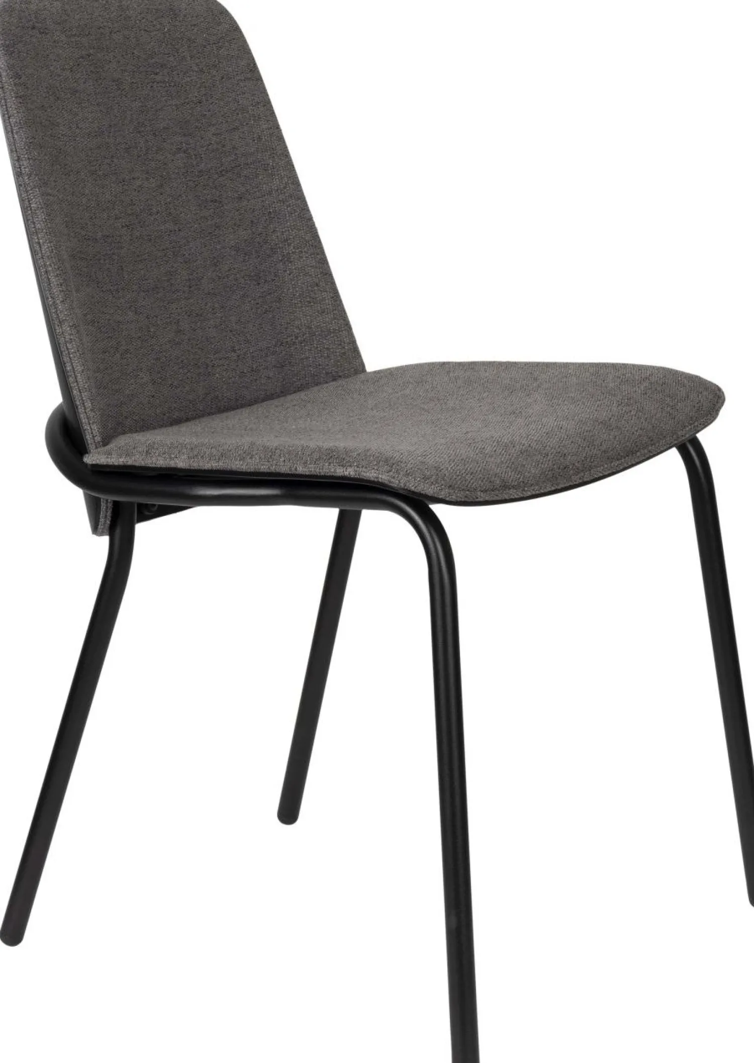 Eetkamerstoelen Zonder Armleuning-Zuiver Clip (set van 2) Eetkamerstoel Black, Grey