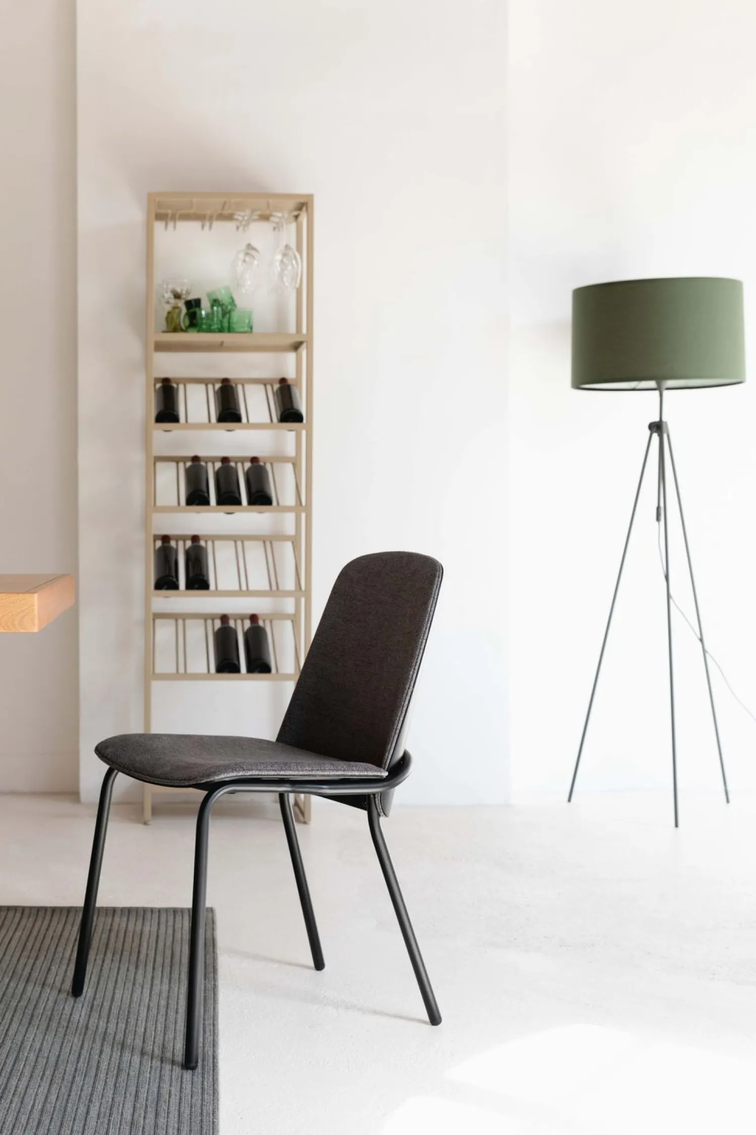 Eetkamerstoelen Zonder Armleuning-Zuiver Clip (set van 2) Eetkamerstoel Black, Grey