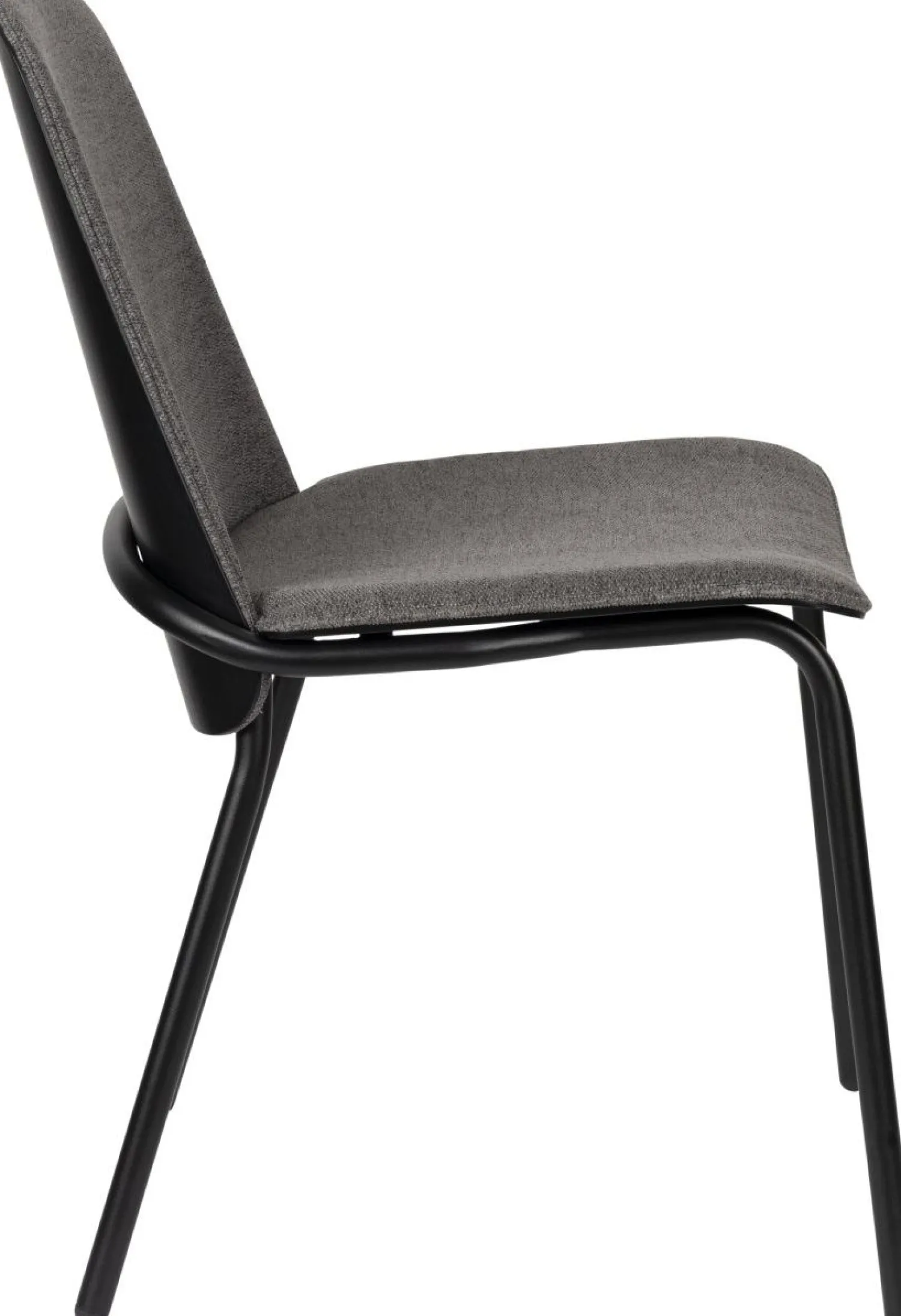 Eetkamerstoelen Zonder Armleuning-Zuiver Clip (set van 2) Eetkamerstoel Black, Grey