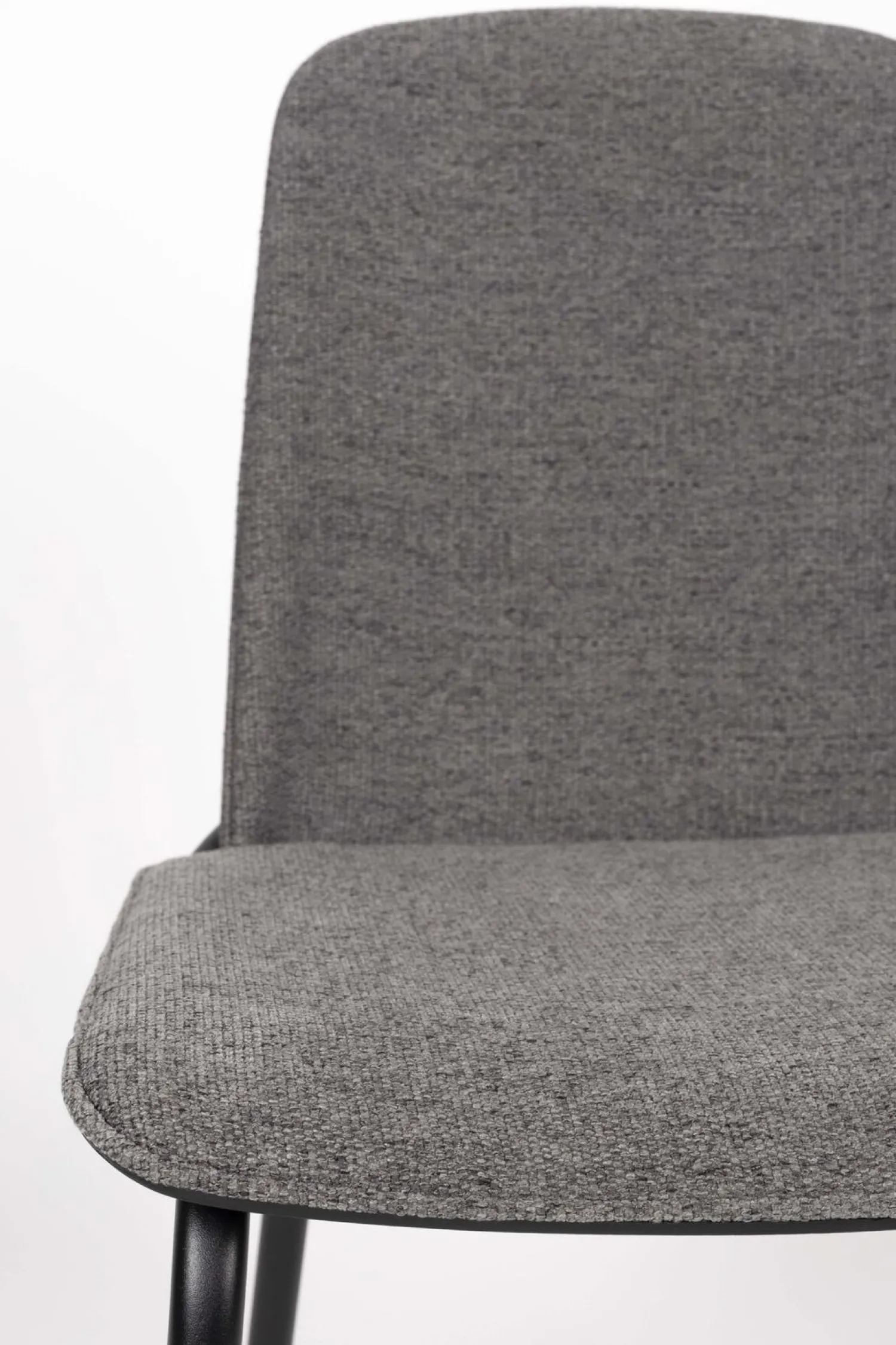 Eetkamerstoelen Zonder Armleuning-Zuiver Clip (set van 2) Eetkamerstoel Black, Grey