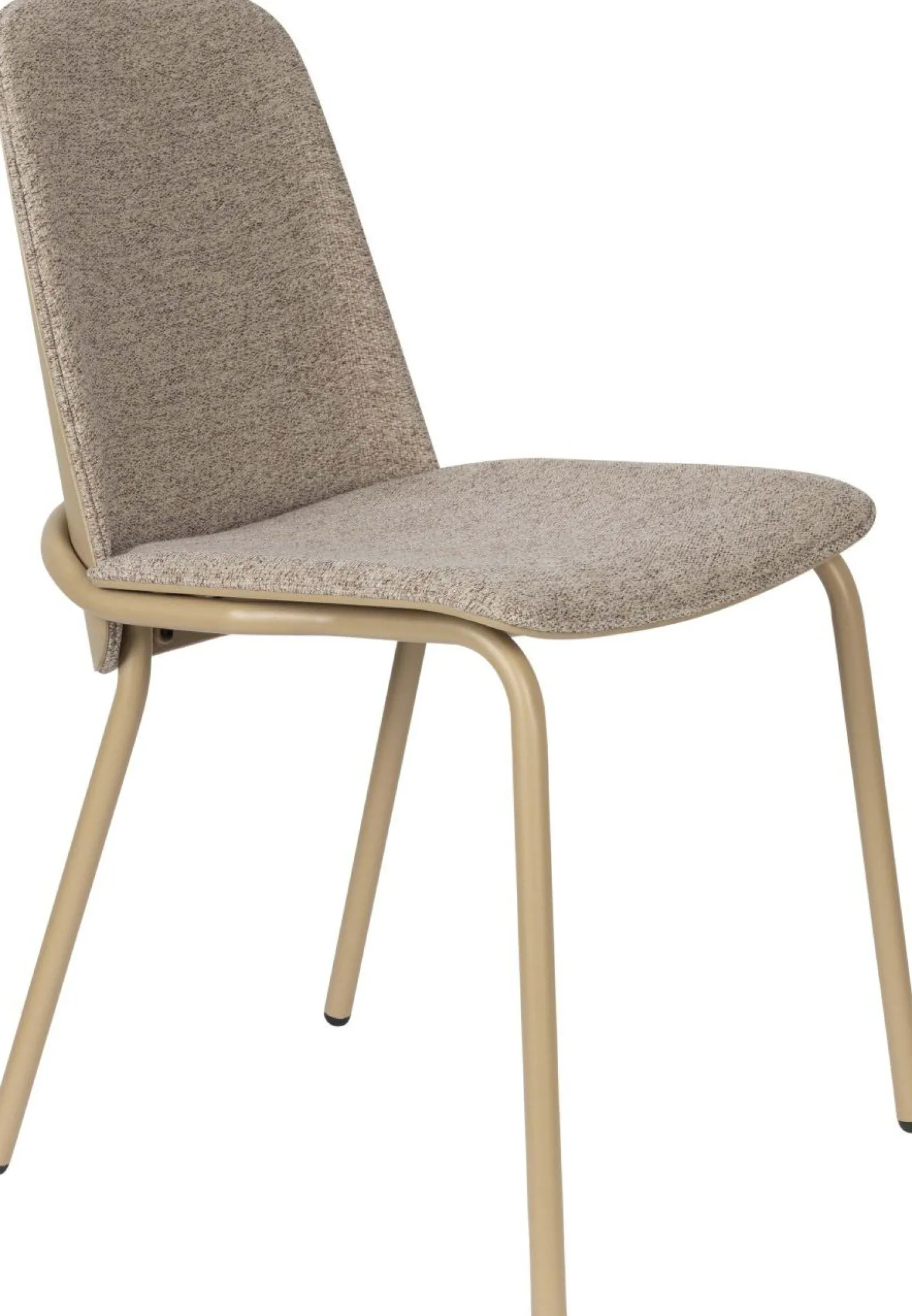 Eetkamerstoelen Zonder Armleuning-Zuiver Clip (set van 2) Eetkamerstoel Beige