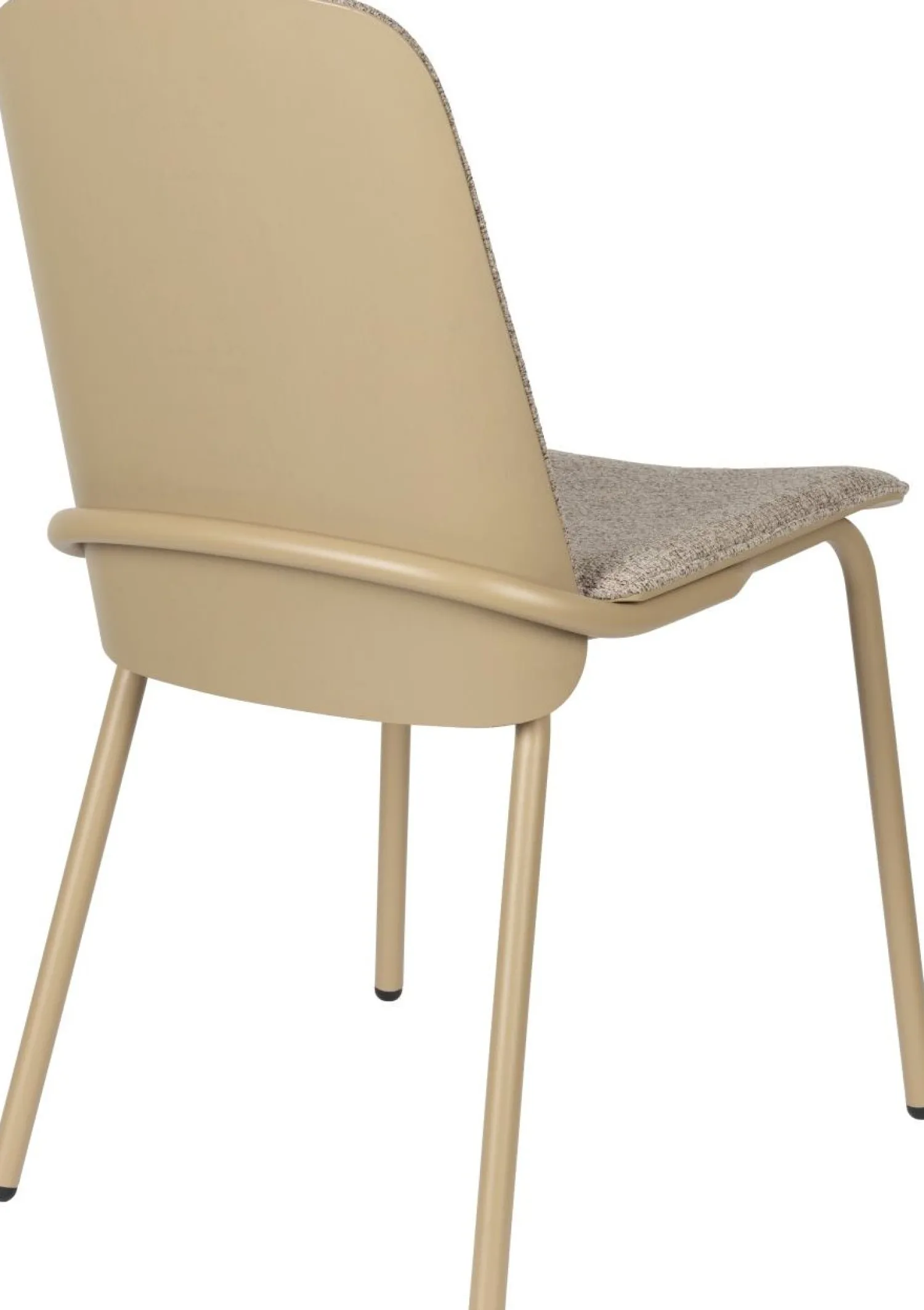 Eetkamerstoelen Zonder Armleuning-Zuiver Clip (set van 2) Eetkamerstoel Beige