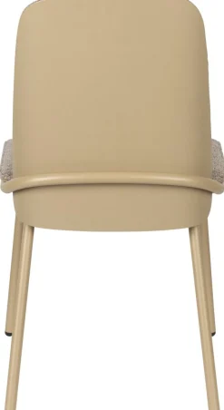 Eetkamerstoelen Zonder Armleuning-Zuiver Clip (set van 2) Eetkamerstoel Beige