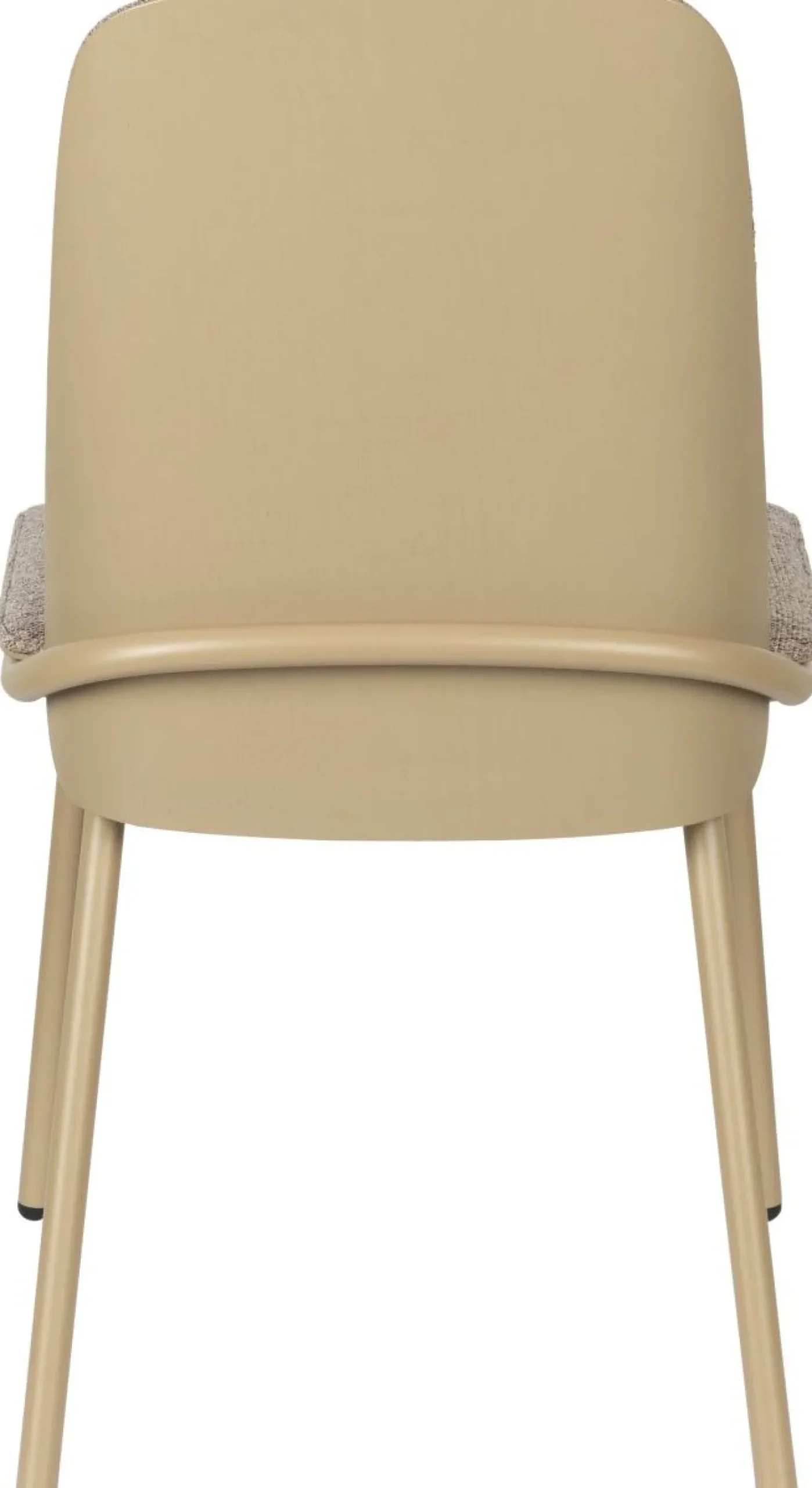 Eetkamerstoelen Zonder Armleuning-Zuiver Clip (set van 2) Eetkamerstoel Beige
