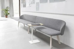 Design Eetkamerbanken|Stoffen Eetkamerbanken-Arco Close Eetkamerbank Blauw