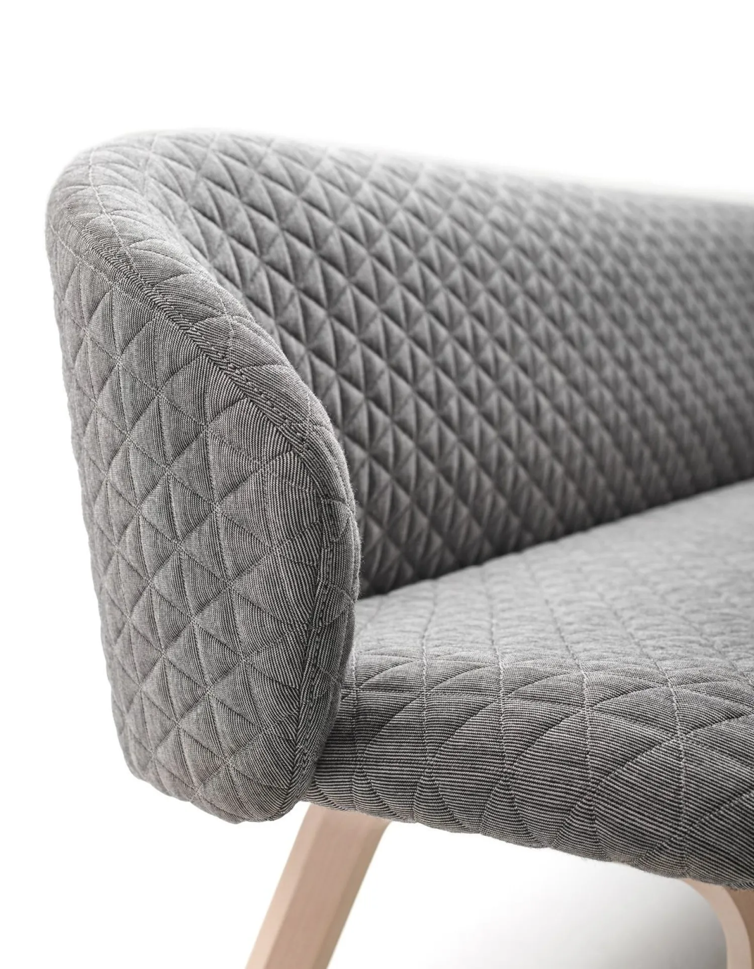 Design Eetkamerbanken|Stoffen Eetkamerbanken-Arco Close Eetkamerbank Blauw