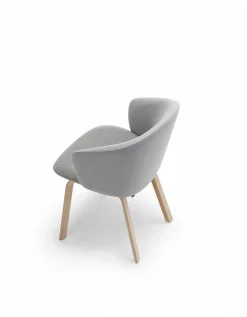Design Stoelen|Eetkamerstoelen Met Wieltjes-Arco Close Eetkamerstoel Antraciet