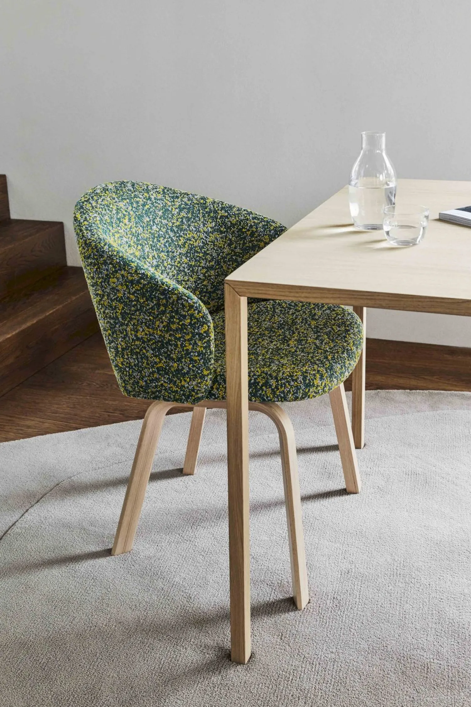 Design Stoelen|Eetkamerstoelen Met Wieltjes-Arco Close Eetkamerstoel Antraciet