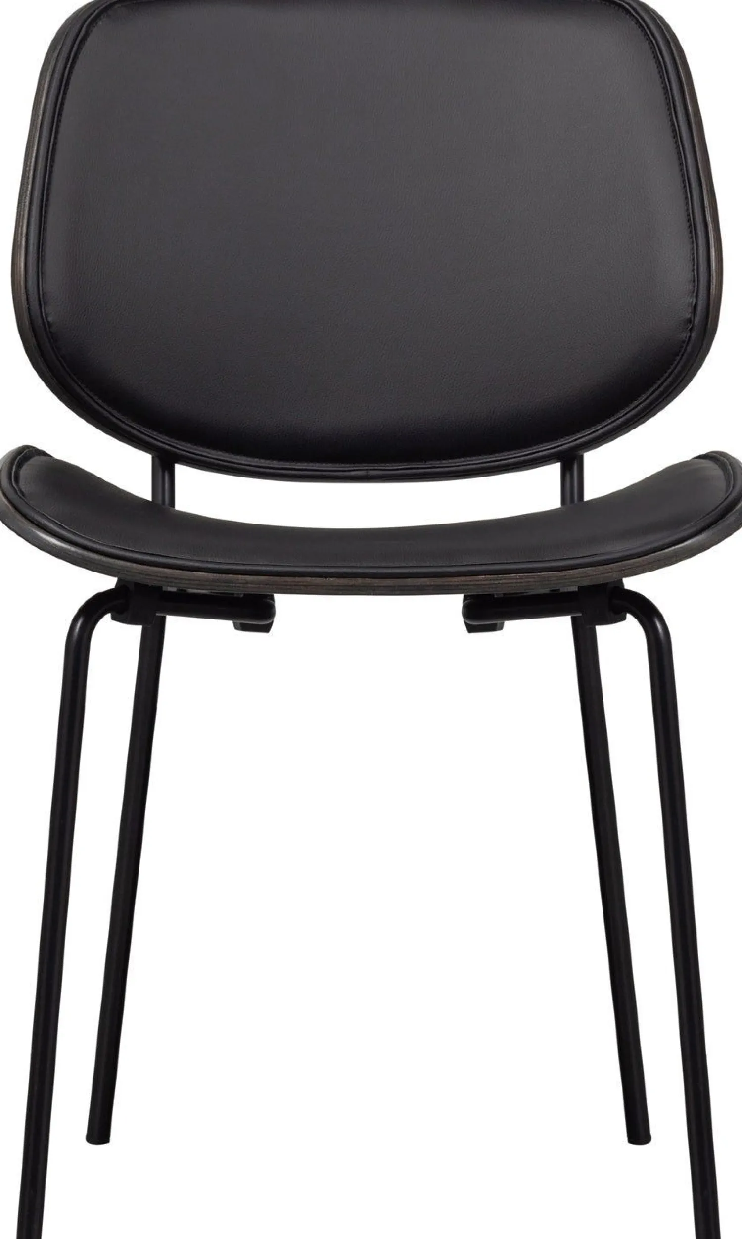 Eetkamerstoelen Zonder Armleuning-WOOOD Close In Eetkamerstoel Black