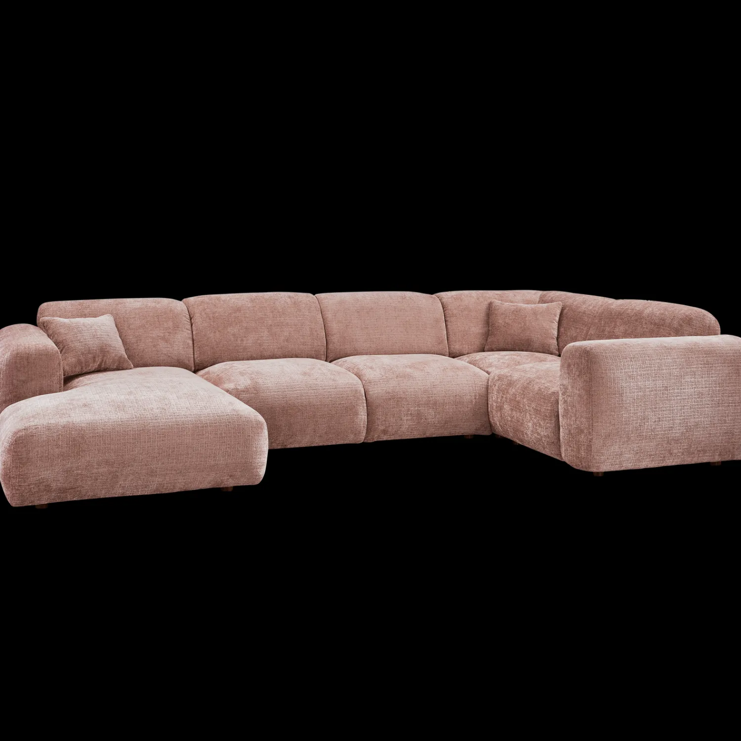 Hoekbanken-WOOOD Cloud U-bank Taupe