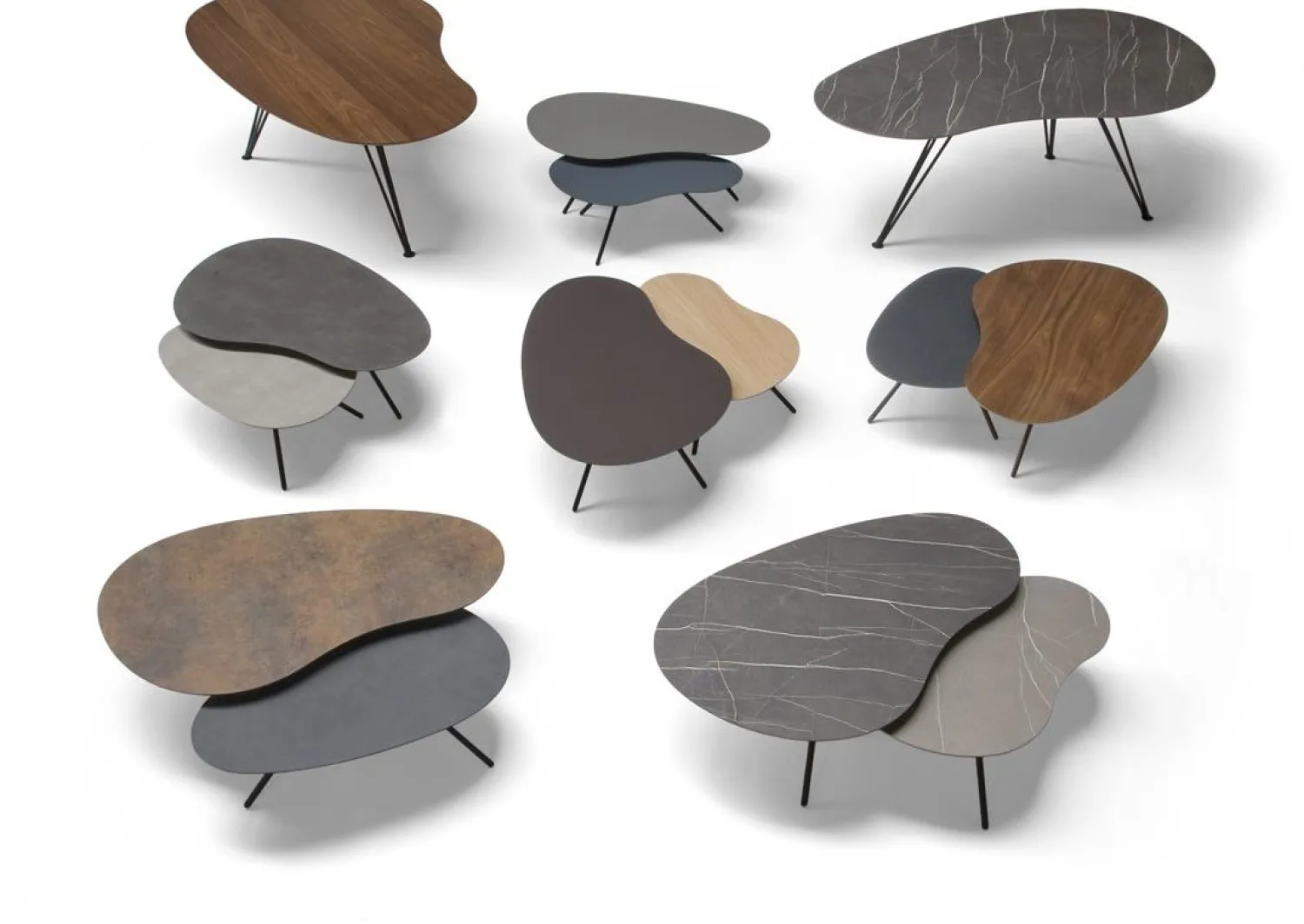 Houten Salontafels|Organische Salontafels-Bree's New World Cloudy Salontafel Naturel