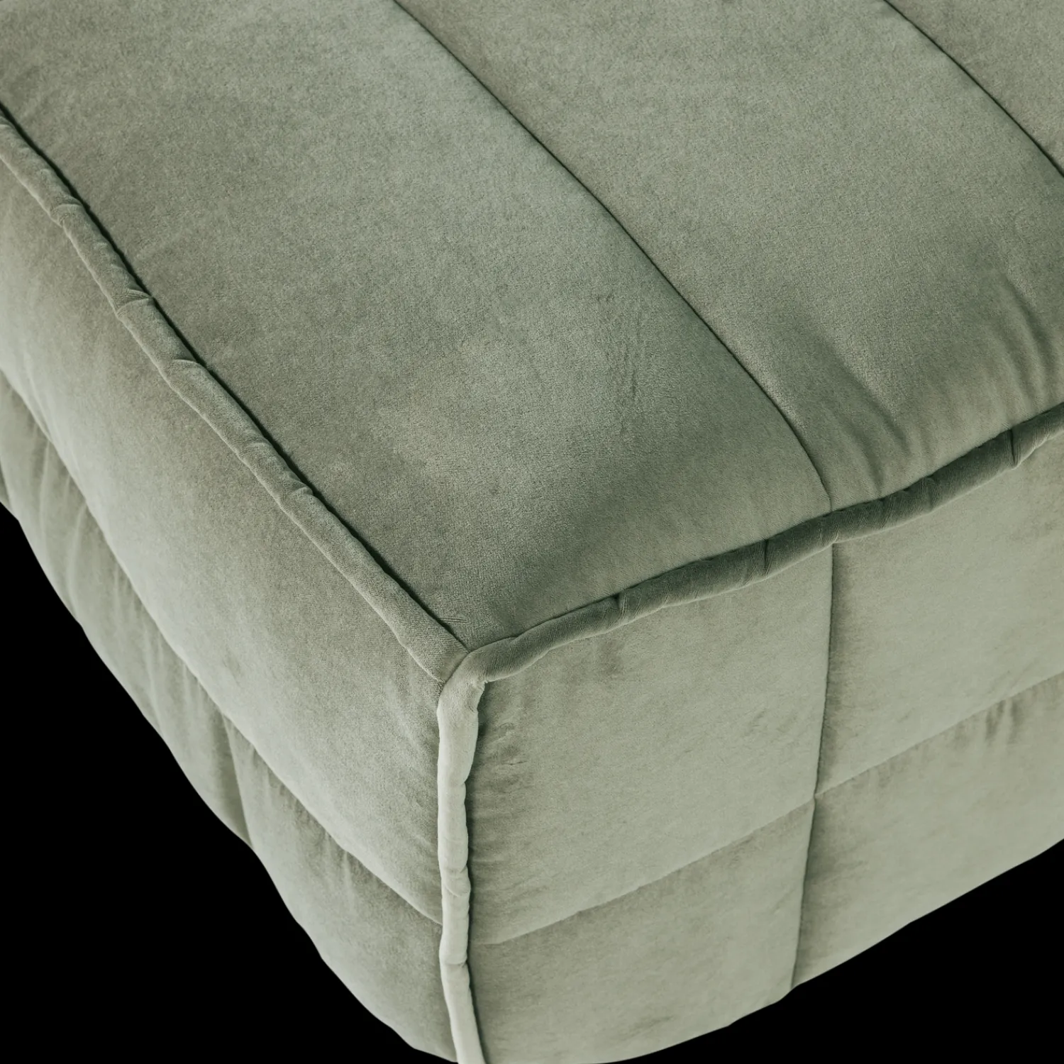 Hockers|Poefs-vtwonen Cluster Hocker Pistache Groen