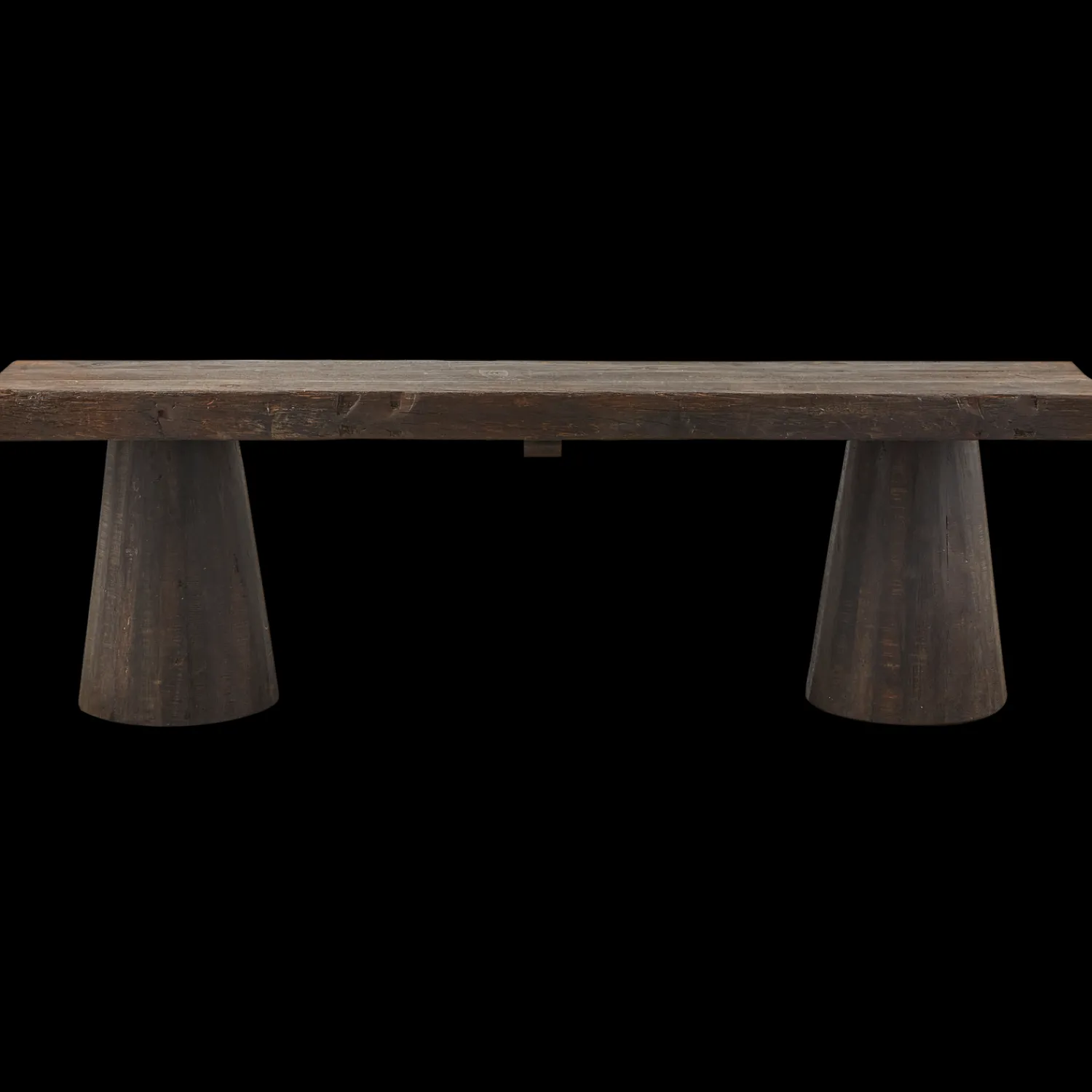 Zitbanken-WOOOD Clyde Bankje Dark Brown